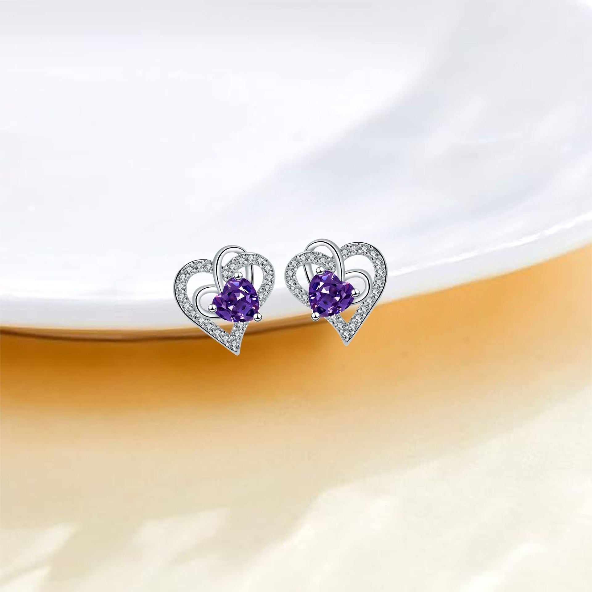 Earrings Heart-shaped