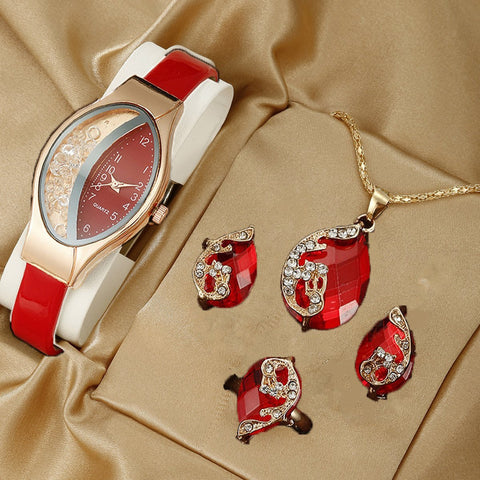 Luxury Women’s Watch & Jewelry Gift Set