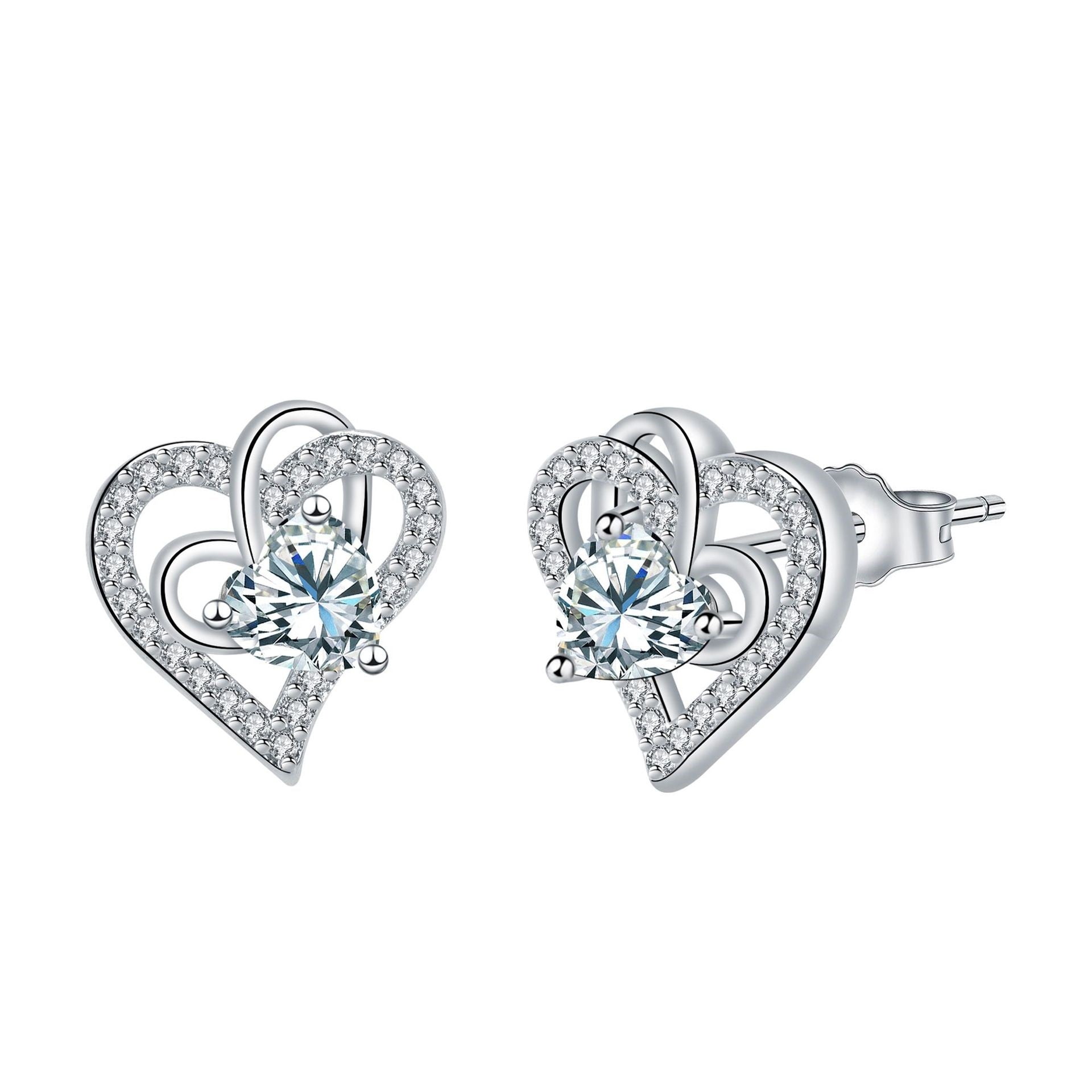 Earrings Heart-shaped