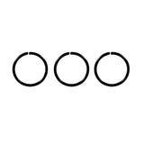 Stainless Steel Nose Ring 5 Colors Piercing Jewelry