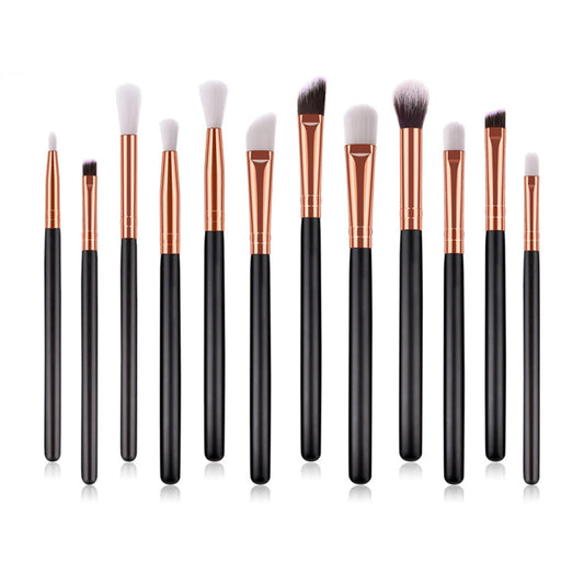 12-Piece Professional Eye Makeup Brush Set for Eyeshadow, Eyebrow, and Eyeliner Blending, eyeliner pencils