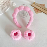 Twist Sponge Headband Wrist Strap Suit Women