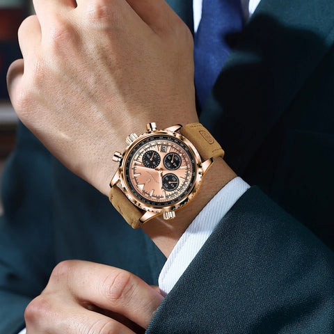 Men’s Trendy Waterproof Watch
